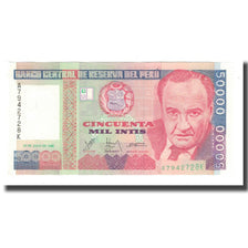 Banknote, Peru, 50,000 Intis, 1988, 1988-06-28, KM:143, UNC(65-70)