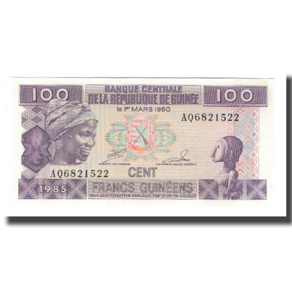 Banconote, Guinea, 100 Francs, 1985, KM:30a, FDS