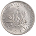 FRANCE, Semeuse, 2 Francs, 1918, Paris, KM #845.1, MS(60-62), Silver, 27,...