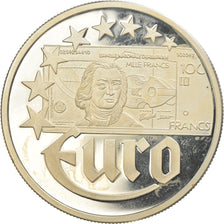 Belgia, Medal, 10 Euro Europa, Polityka, społeczeństwo, wojna, 1997, MS(63)
