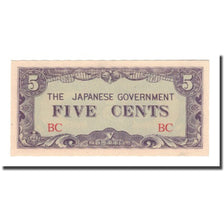 Banknote, MALAYA, 5 Cents, Undated (1942), KM:M2a, UNC(65-70)