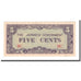 Banknote, MALAYA, 5 Cents, Undated (1942), KM:M2a, UNC(65-70)