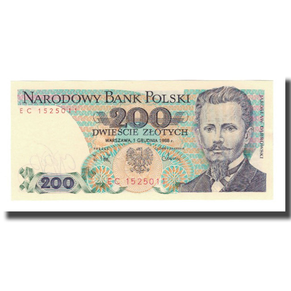 Banknote, Poland, 200 Zlotych, 1988, 1988-12-01, KM:144c, UNC(65-70)
