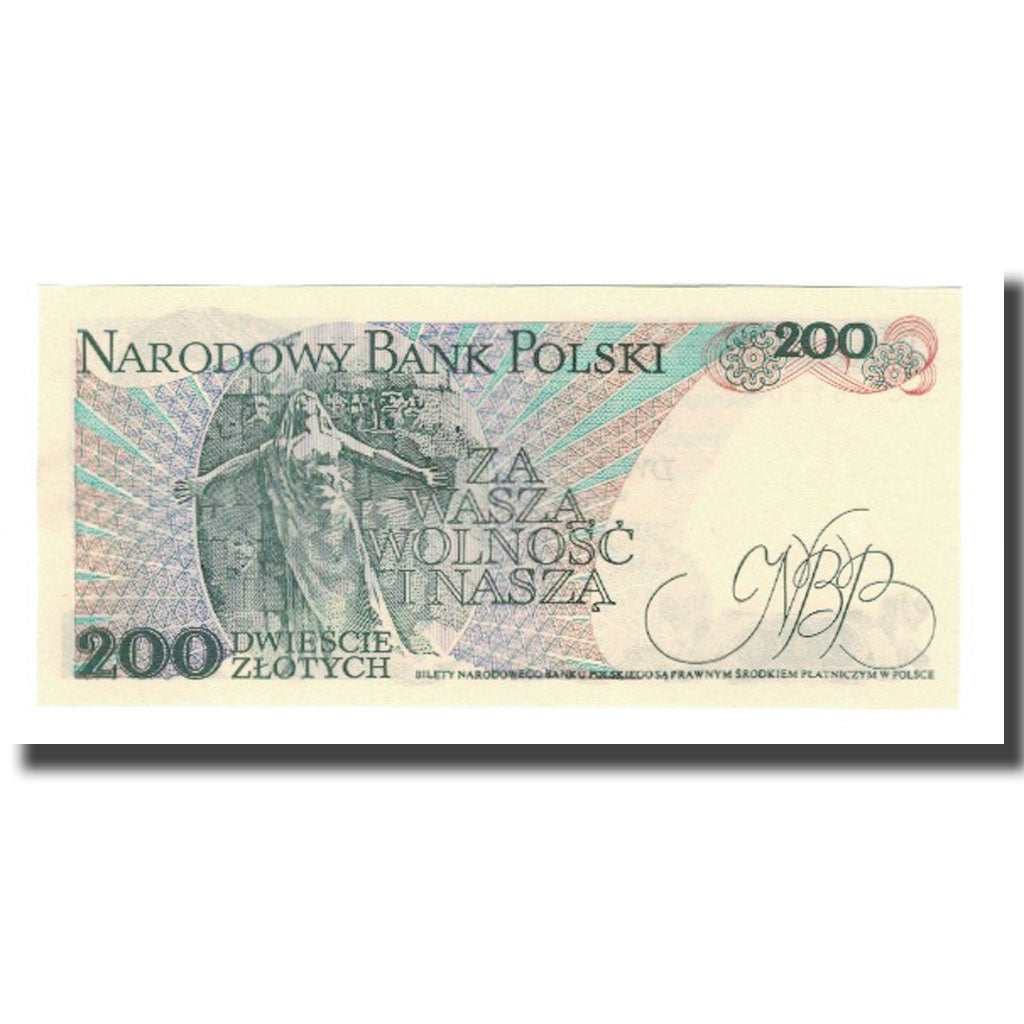 Banknote, Poland, 200 Zlotych, 1988, 1988-12-01, KM:144c, UNC(65-70)
