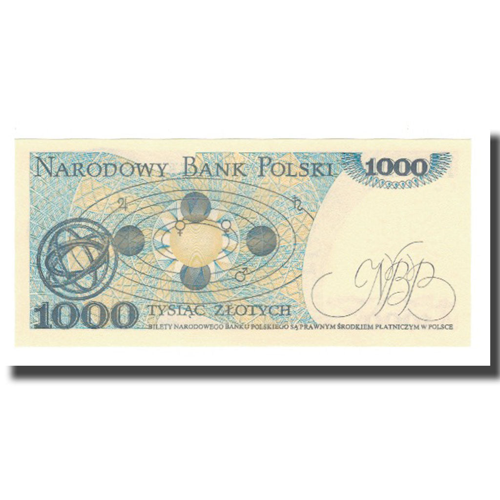 Banknote, Poland, 1000 Zlotych, 1982, 1982-06-01, KM:146c, UNC(65-70)