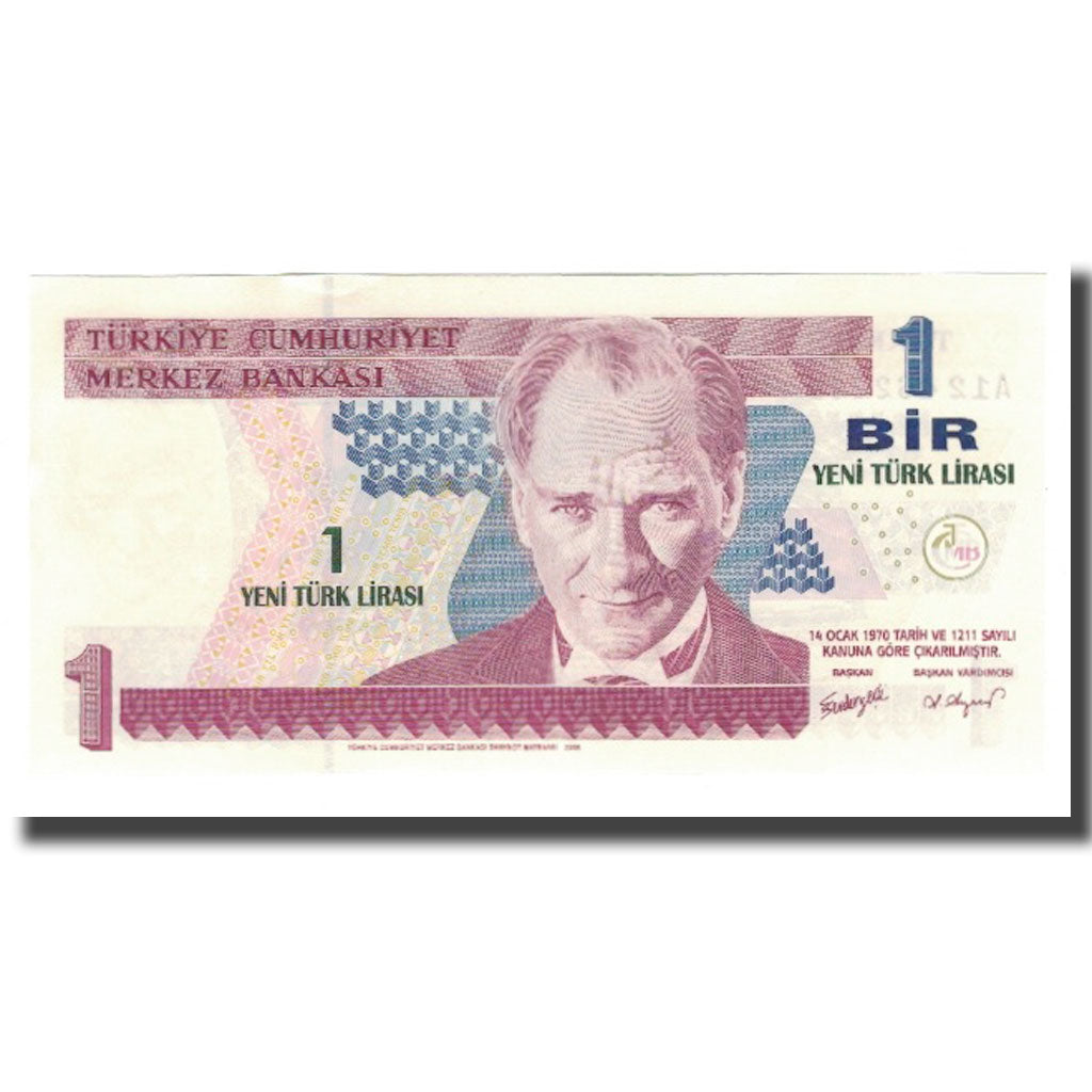 Geldschein, Türkei, 1 New Lira, 2005, KM:216, UNZ