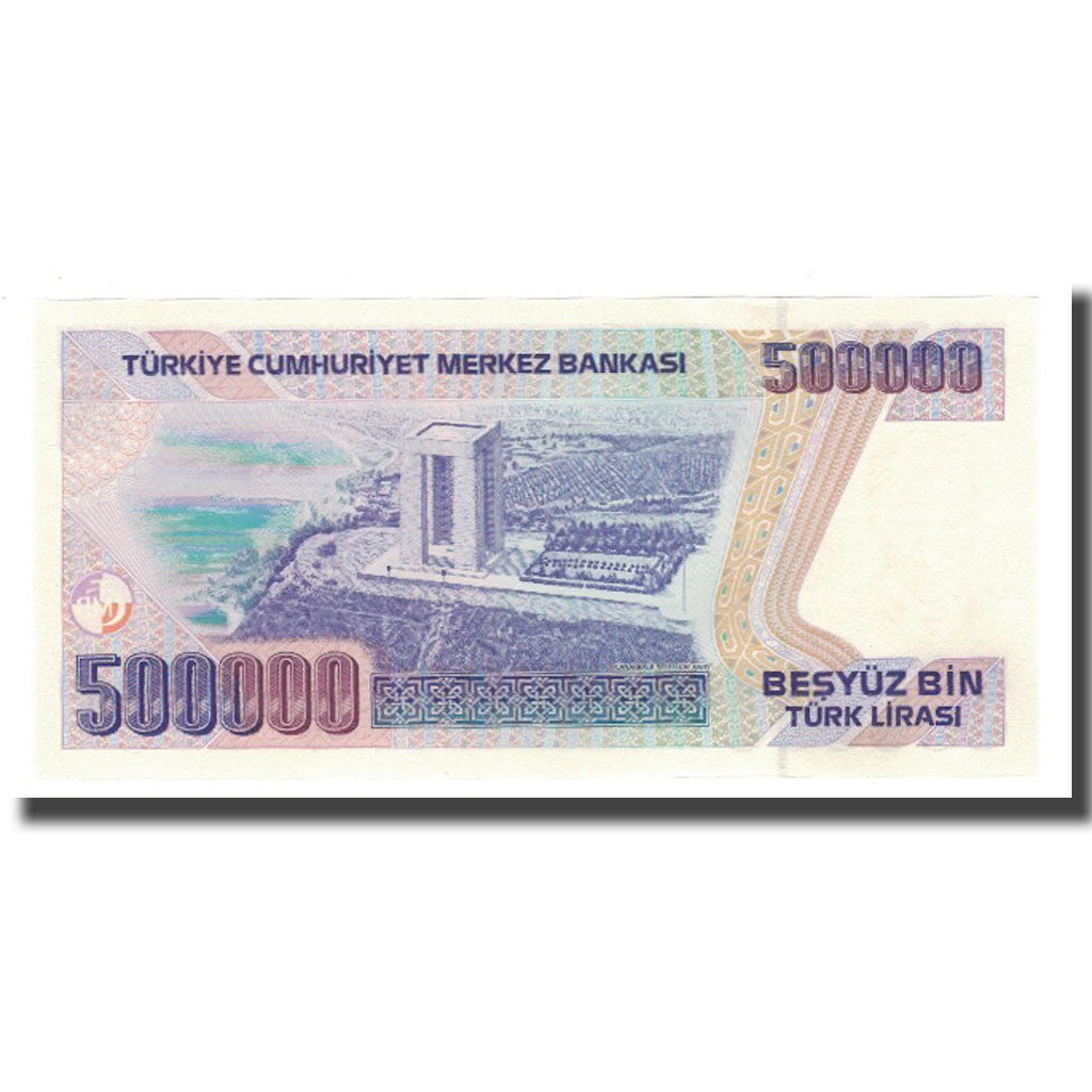Geldschein, Türkei, 500,000 Lira, L.1970, KM:212, UNZ