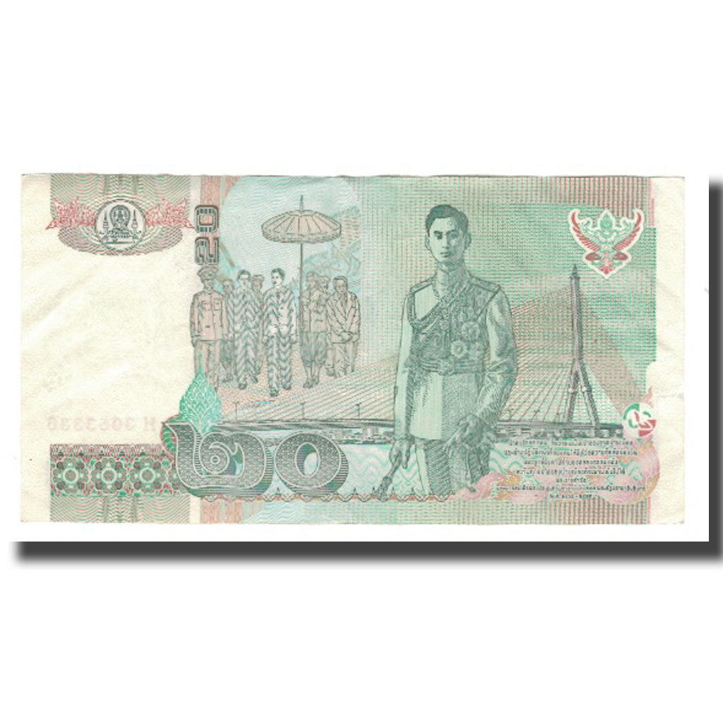 Biljet, Thailand, 20 Baht, Undated (2003), KM:109, TTB+
