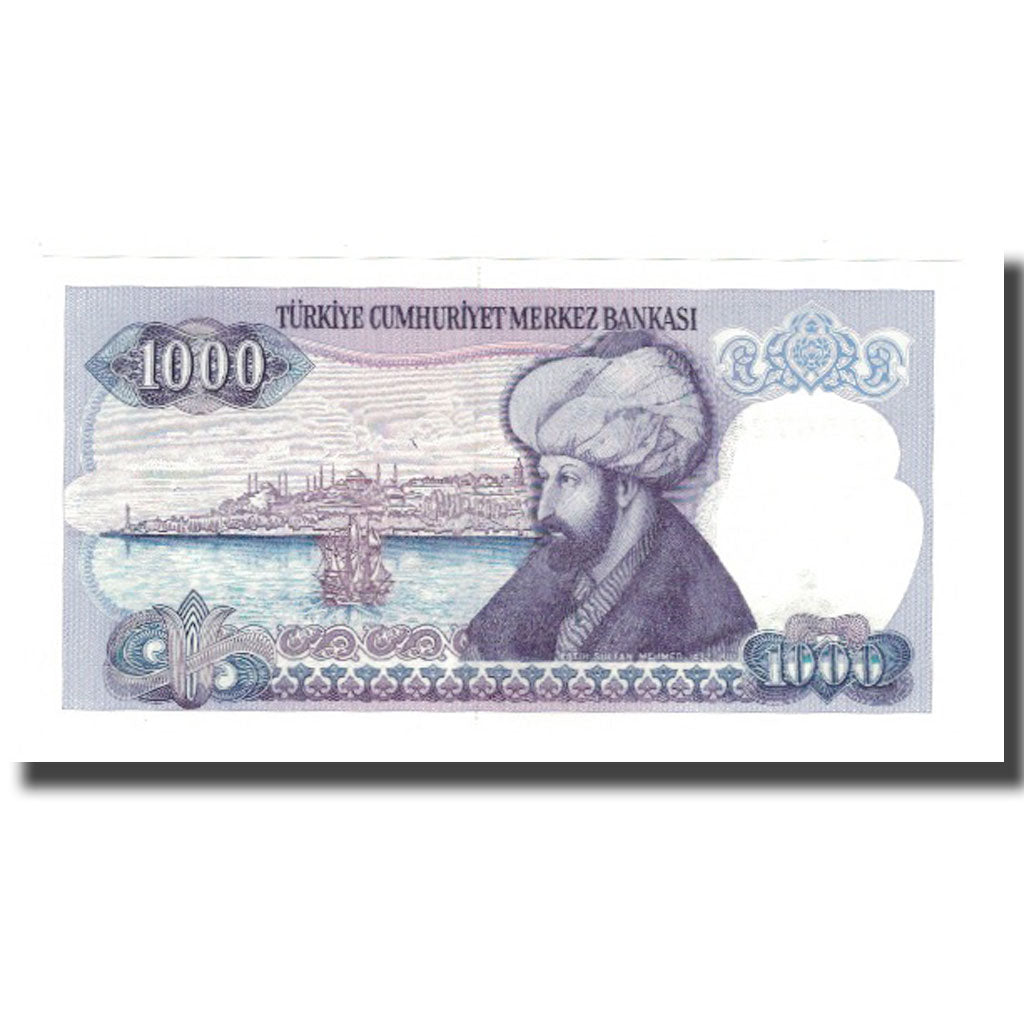 Billete, 1000 Lira, L.1970, Turquía, KM:196, UNC