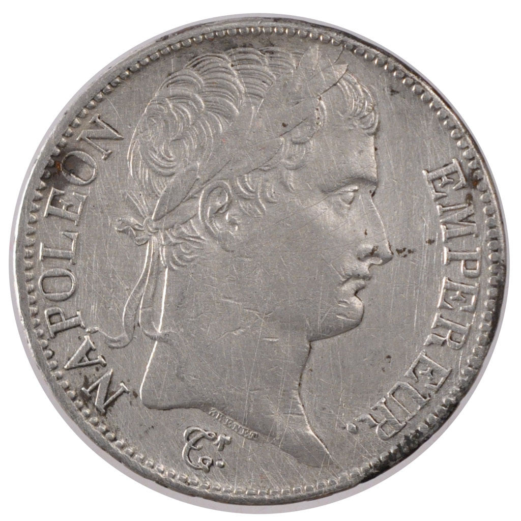 FRANCE, Napoléon I, 5 Francs, 1810, Paris, KM #694.1, EF(40-45), Silver, Gadoury