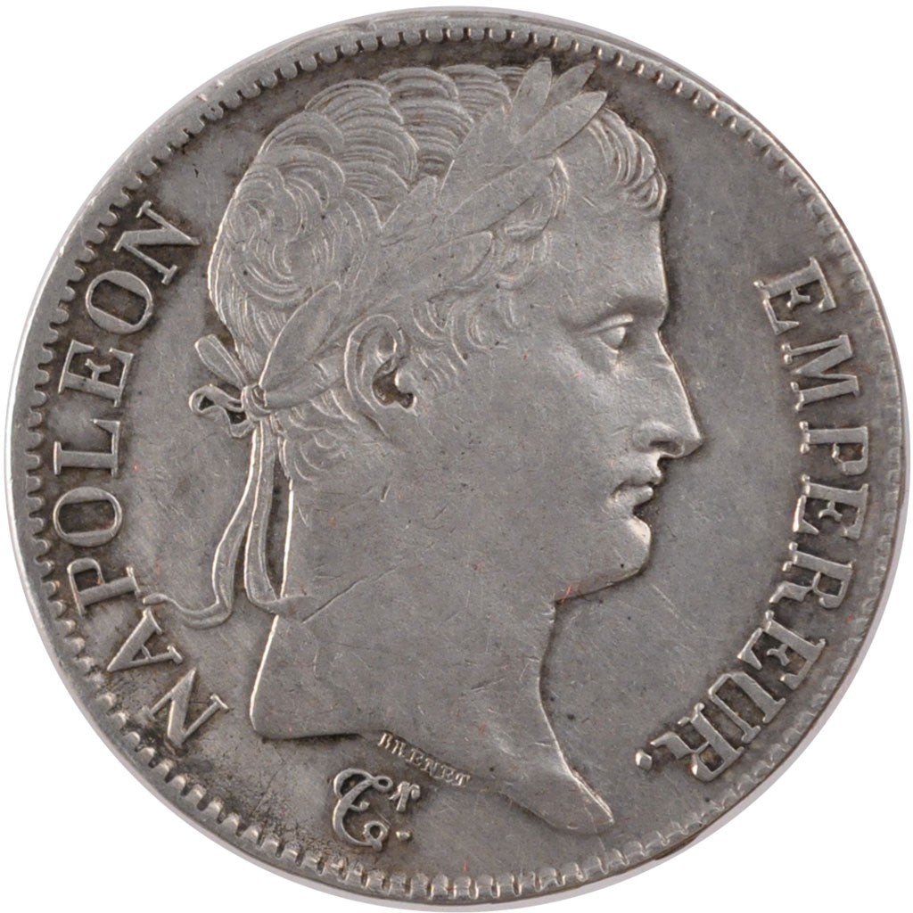 FRANCE, Napoléon I, 5 Francs, 1812, Lyon, KM #694.5, EF(40-45), Silver, Gadoury