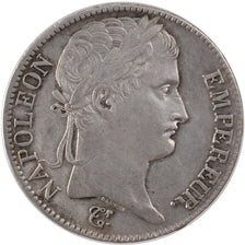 FRANCE, Napoléon I, 5 Francs, 1812, Lyon, KM #694.5, EF(40-45), Silver, Gadoury