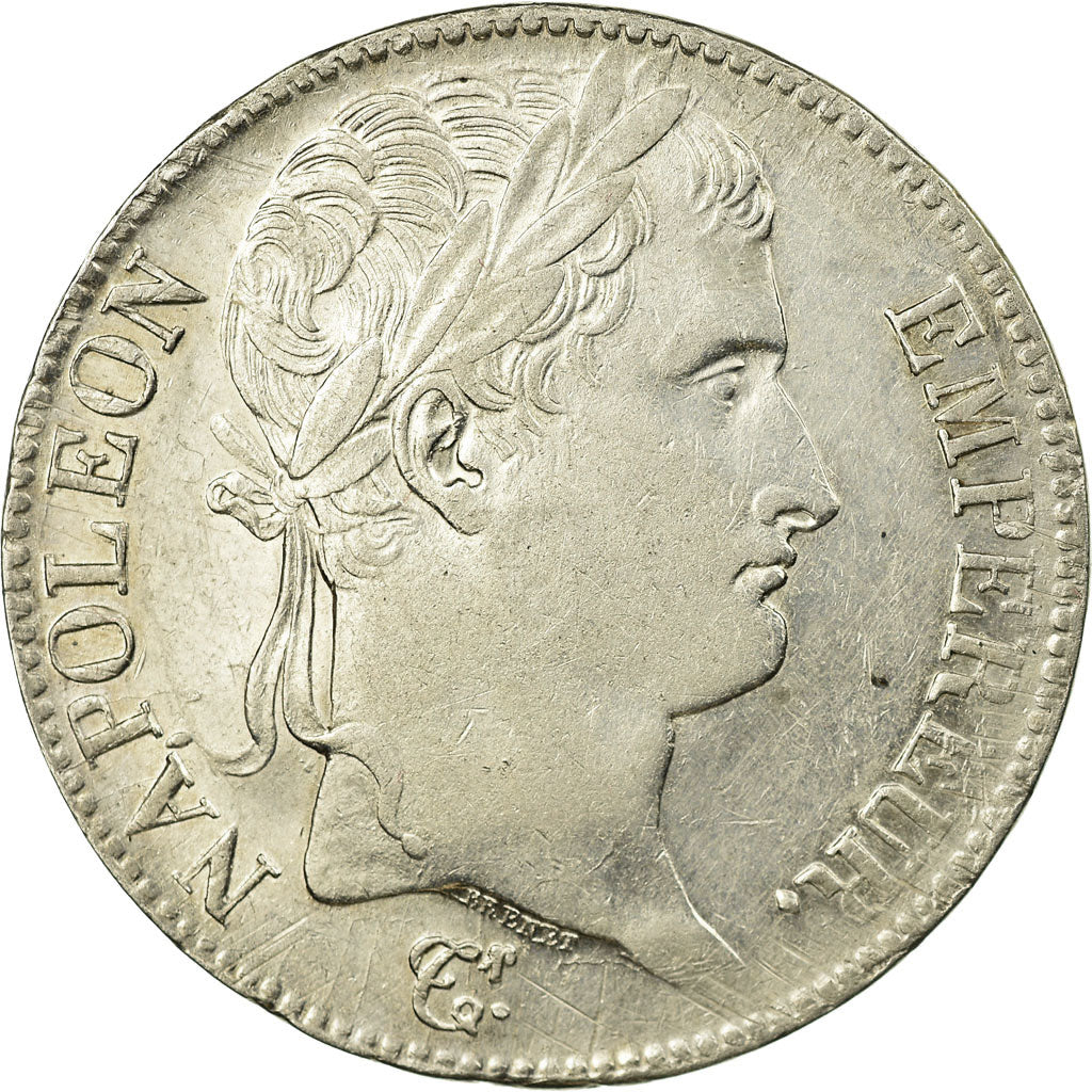 Coin, France, Napoléon I, 5 Francs, 1813, Limoges, AU(50-53), Silver