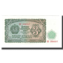 Biljet, Bulgarije, 3 Leva, 1951, KM:81a, NIEUW
