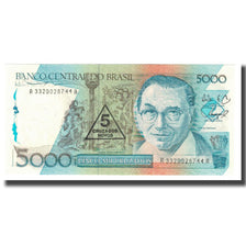 Billete, 5 Cruzados Novos on 5000 Cruzados, Undated (1988), Brasil, KM:217a, UNC