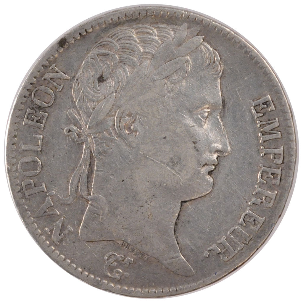 Coin, France, Napoléon I, 5 Francs, 1813, Perpignan, EF(40-45), Silver
