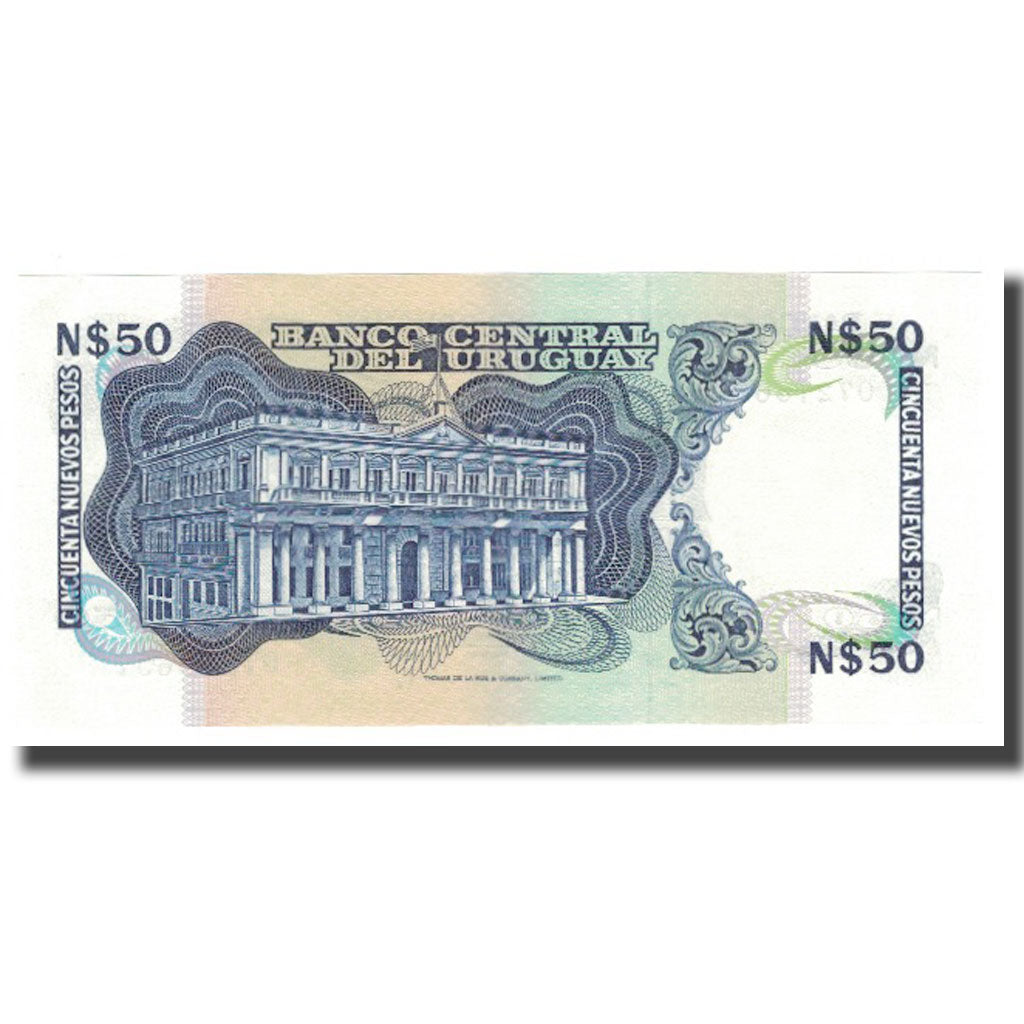 Geldschein, Uruguay, 50 Nuevos Pesos, Undated (1978-87), KM:61b, UNZ