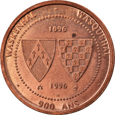France, Medal, 2 Euro de Wasquehal, 1996, MS(63), Copper