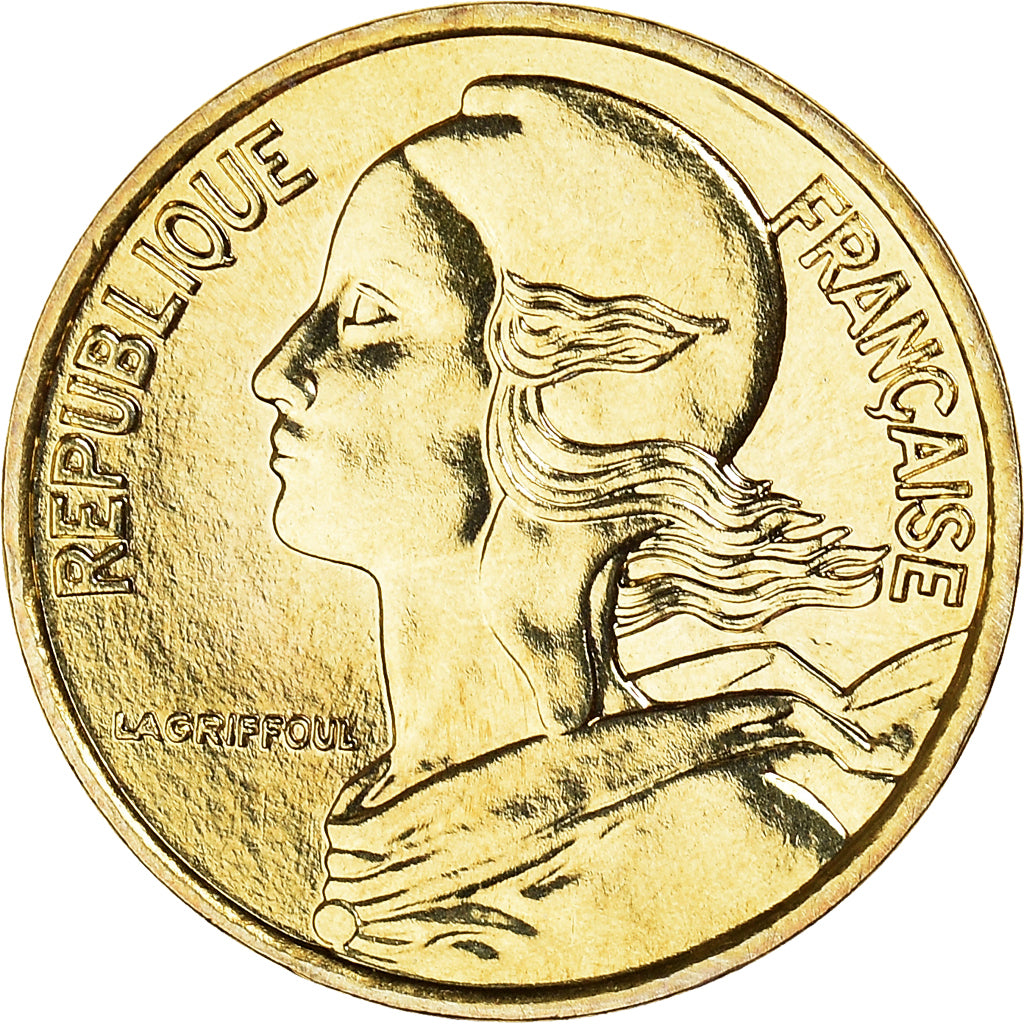 Coin, France, Marianne, 5 Centimes, 2001, Paris, BU, MS(65-70), Aluminum-Bronze
