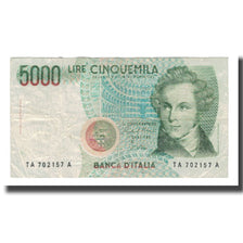 Banknote, Italy, 5000 Lire, D.1985, KM:111a, VF(30-35)