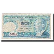 Banknote, Turkey, 500 Lira, L.1970, KM:195, VF(30-35)