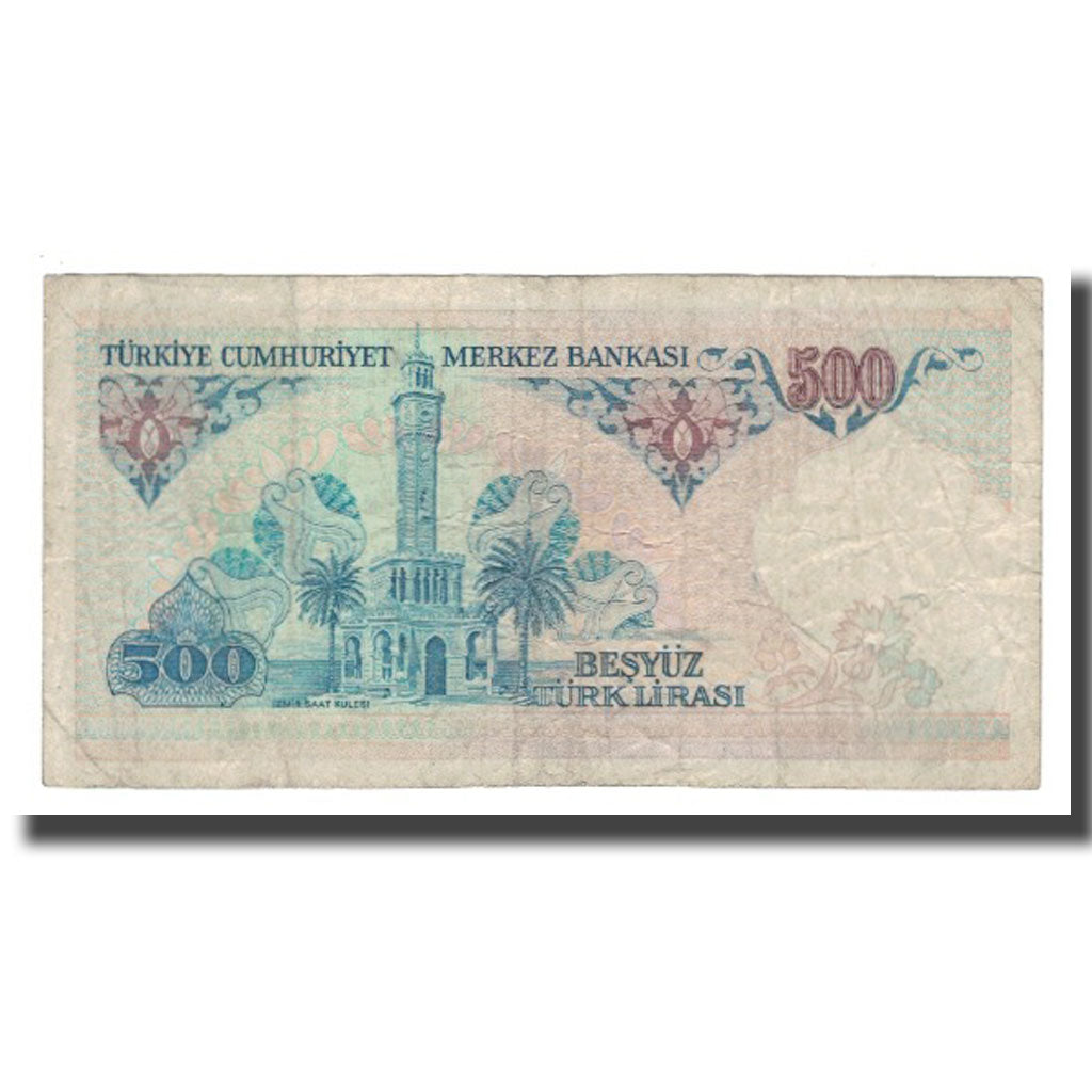 Banknote, Turkey, 500 Lira, L.1970, KM:195, VF(30-35)