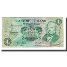 Nota, Escócia, 1 Pound, 1970-1988, 1984-11-09, KM:111f, VG(8-10)