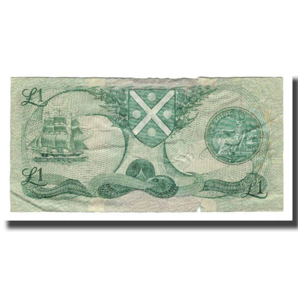 Banknote, Scotland, 1 Pound, 1970-1988, 1984-11-09, KM:111f, VG(8-10)