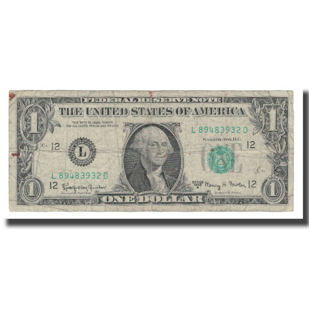Banknote, United States, One Dollar, 1963, KM:1488@star, F(12-15)