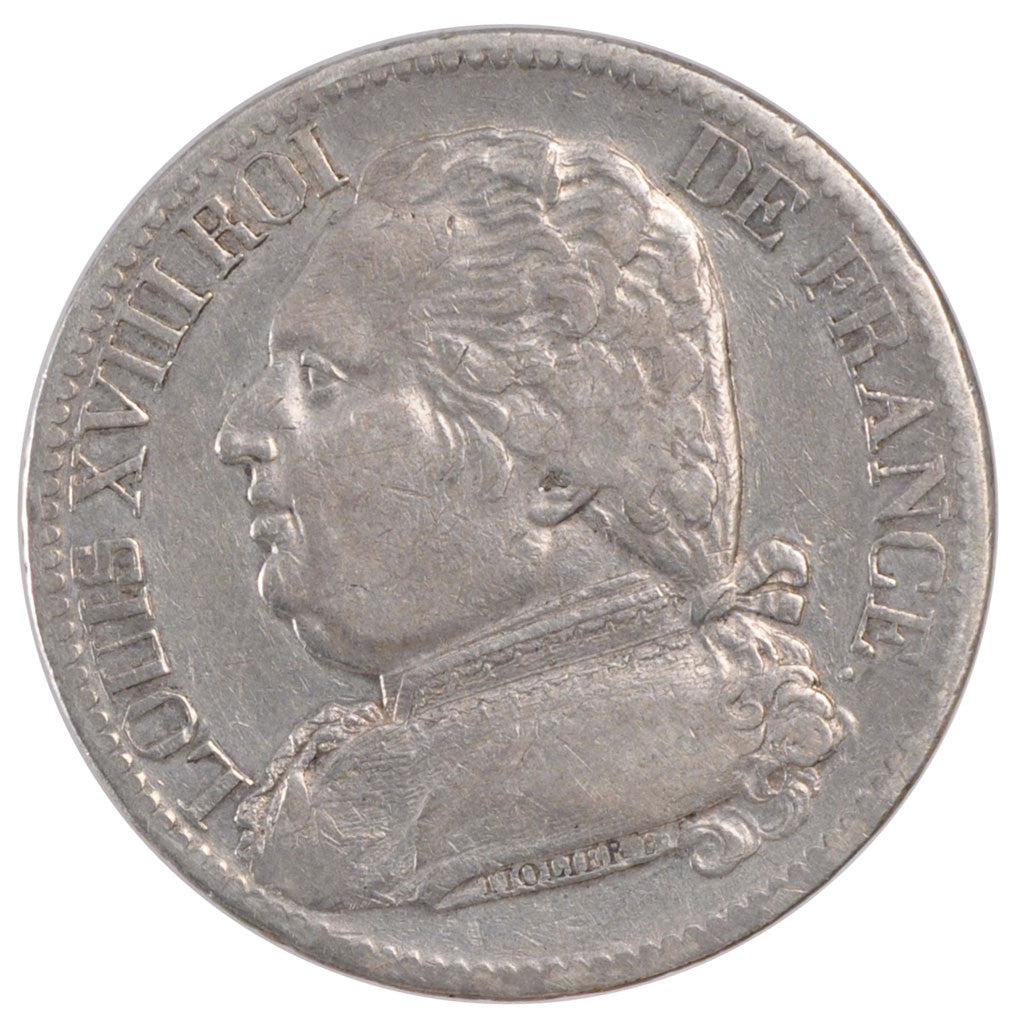 Louis XVIII, 5 Francs au buste habillé