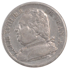 Louis XVIII, 5 Francs au buste habillé