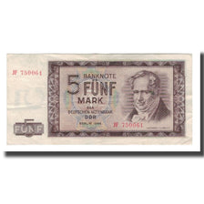 Banknote, Germany - Democratic Republic, 5 Mark, 1964, KM:22a, AU(55-58)