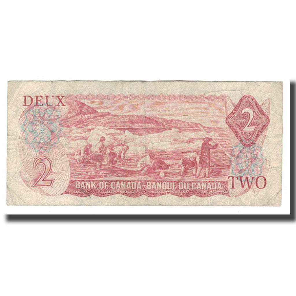 Banconote, Canada, 2 Dollars, 1974, KM:86a, MB+