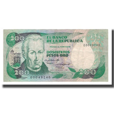 Banknote, Colombia, 200 Pesos Oro, 1984, 1984-11-01, KM:429b, EF(40-45)