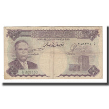 Banknote, Tunisia, 1/2 Dinar, KM:57, VF(30-35)