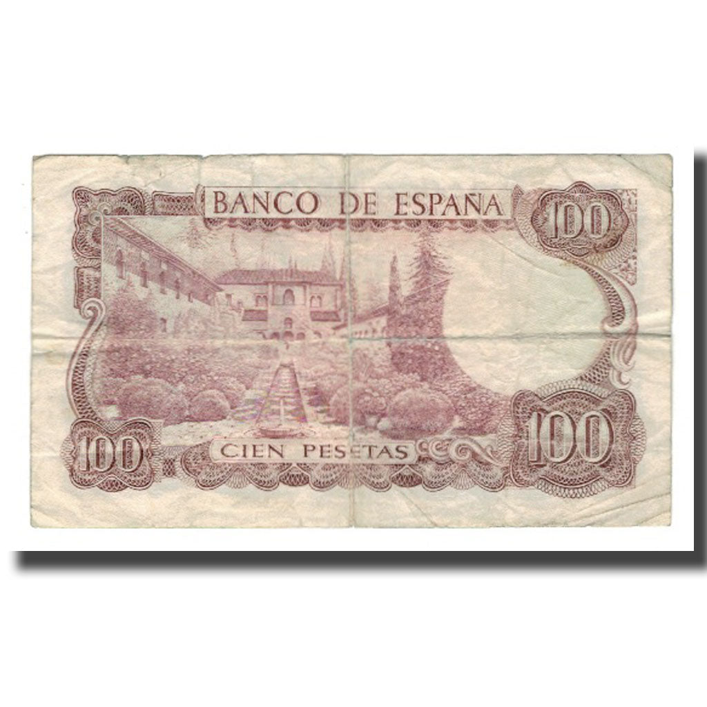 Geldschein, Spanien, 100 Pesetas, L.1970 (1974), 1970-11-17, KM:152a, S