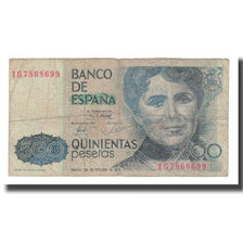 Banknote, Spain, 500 Pesetas, 1979 (1983), 1979-10-23, KM:157, F(12-15)