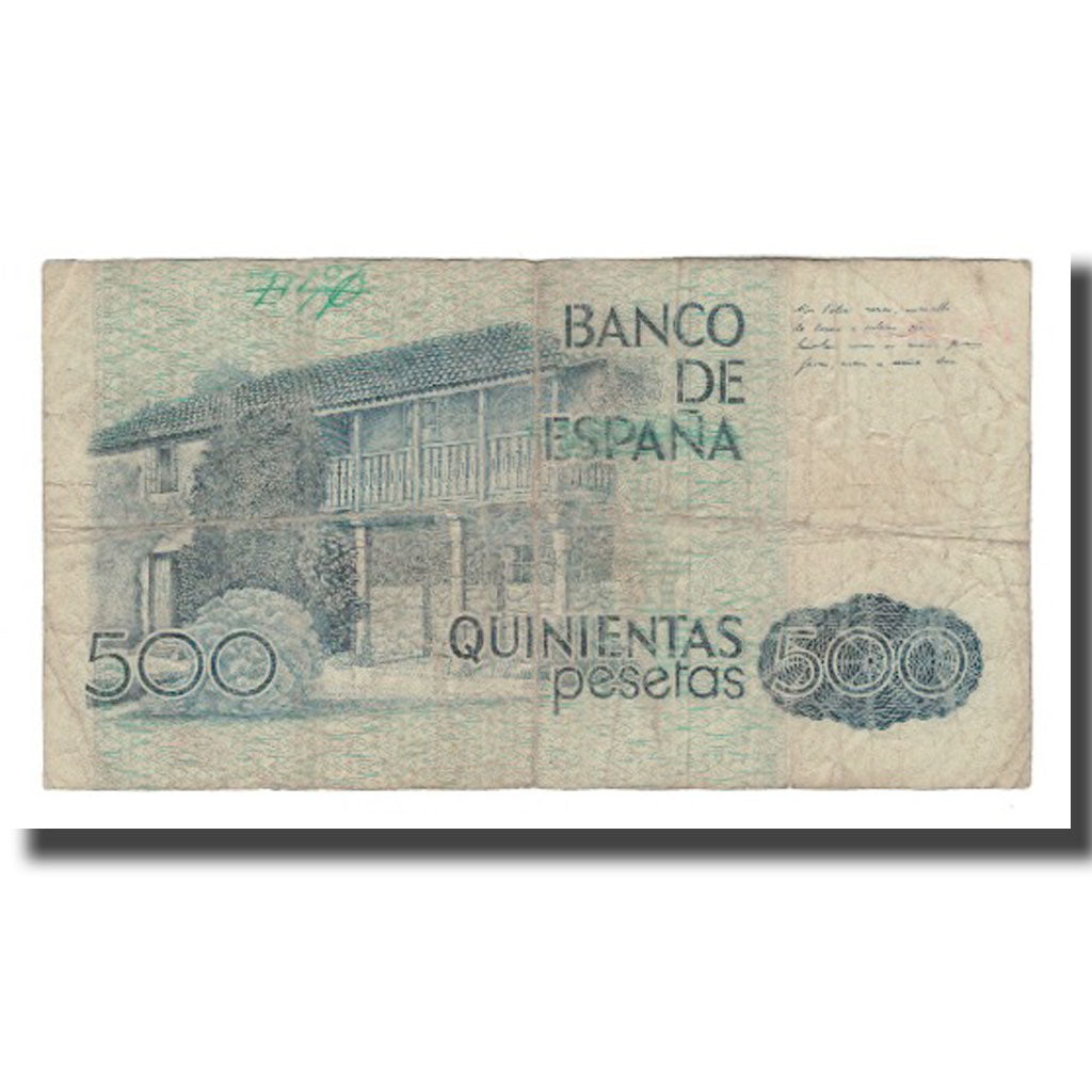 Banknote, Spain, 500 Pesetas, 1979 (1983), 1979-10-23, KM:157, F(12-15)