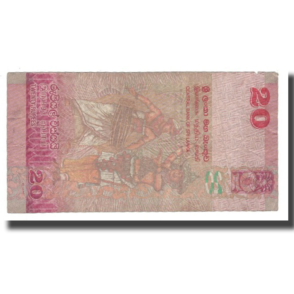 Banknot, Sri Lanka, 20 Rupees, 2010, 2010-01-01, KM:123a, F(12-15)