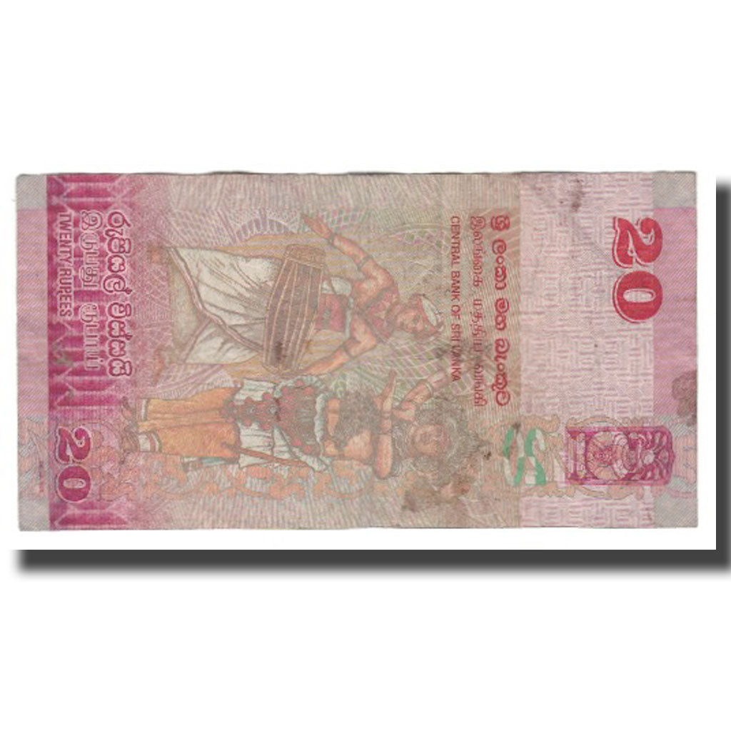 Banknot, Sri Lanka, 20 Rupees, 2010, 2010-01-01, KM:123a, VF(20-25)