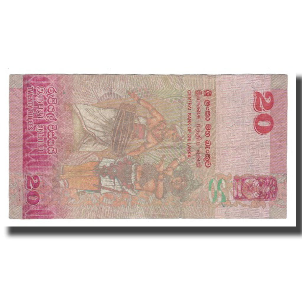 Banknot, Sri Lanka, 20 Rupees, 2010, 2010-01-01, KM:123a, VF(30-35)