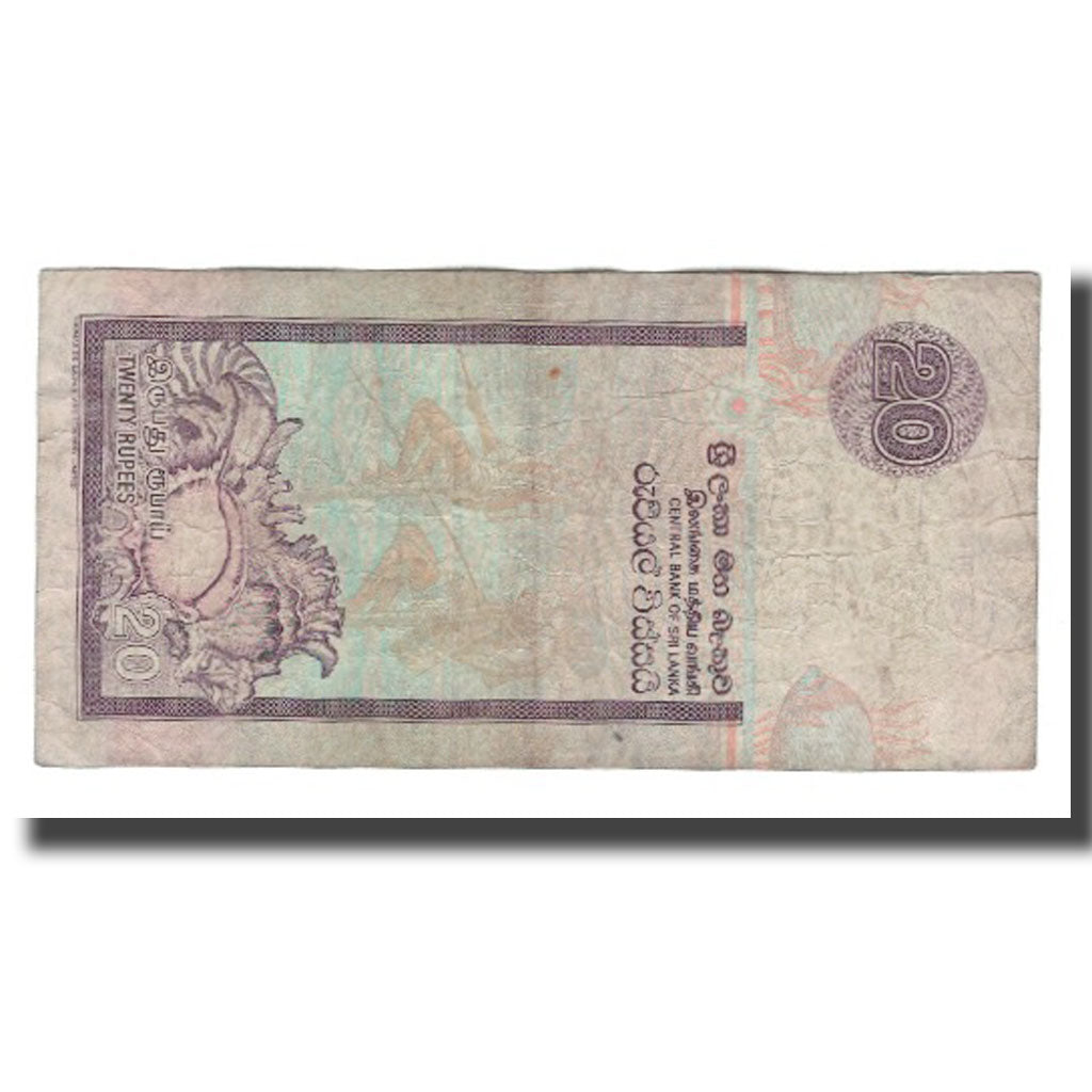 Banknot, Sri Lanka, 20 Rupees, 2006, 2006-07-03, KM:116e, VG(8-10)