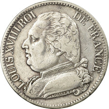 Moneta, Francia, Louis XVIII, Louis XVIII, 5 Francs, 1814, Toulouse, BB