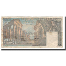 Geldschein, Tunesien, 1000 Francs, 1950, 1950-03-28, KM:29a, SGE+