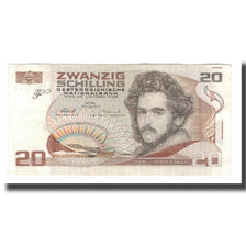 Geldschein, Österreich, 20 Schilling, 1986, 1986-10-01, KM:148, VZ
