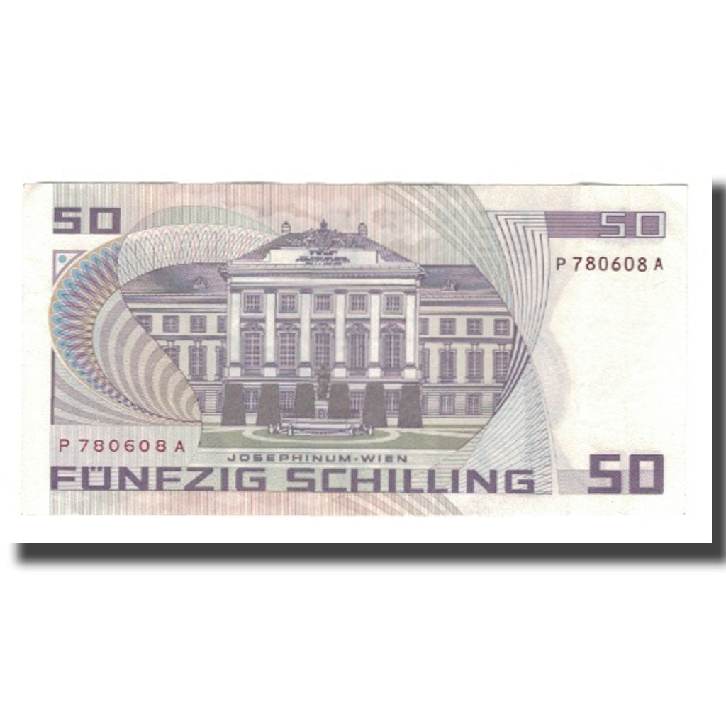 Geldschein, Österreich, 50 Schilling, 1986, 1986-01-02, KM:149, VZ+