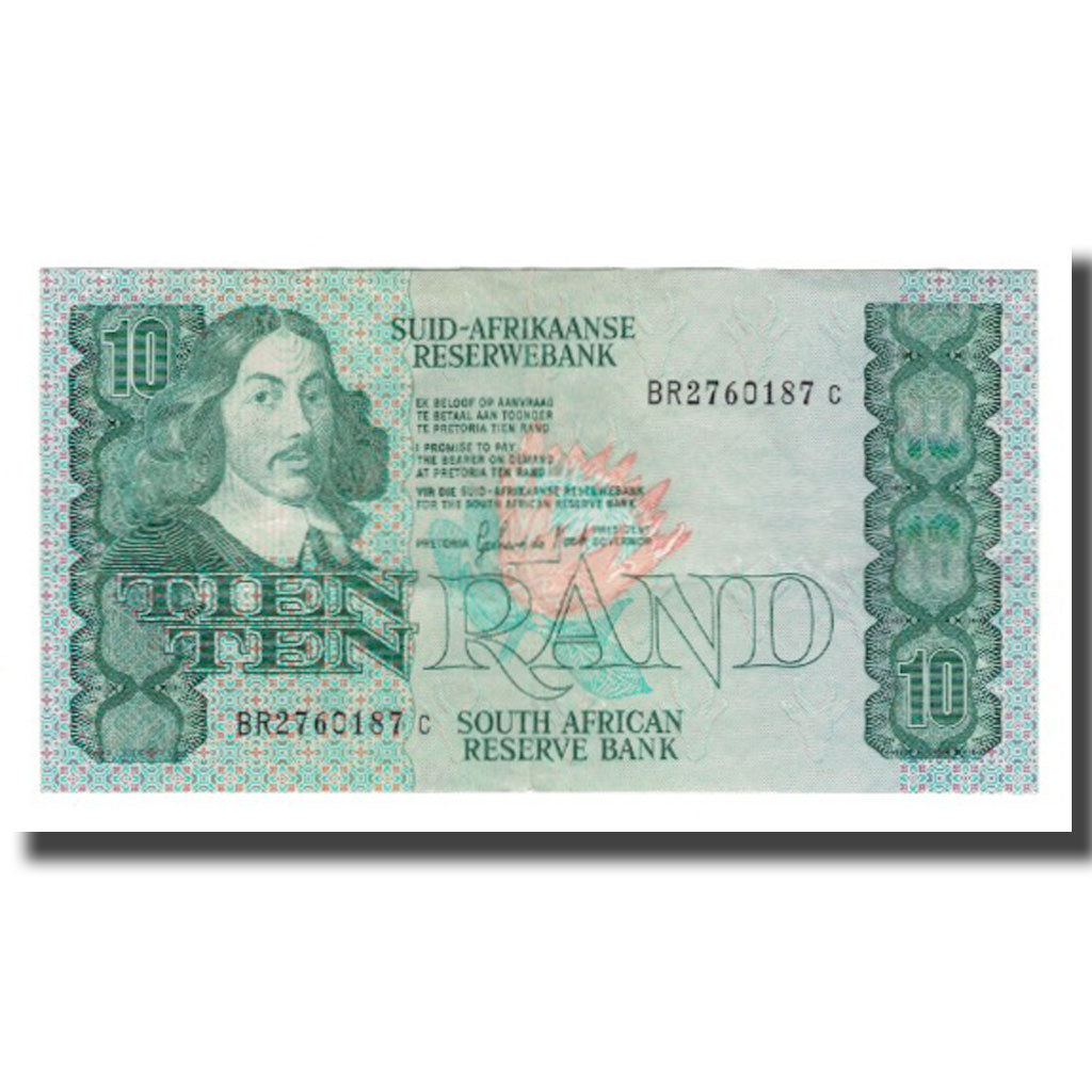 Banknote, South Africa, 10 Rand, Undated (1978-93), KM:120d, AU(55-58)