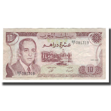 Billete, 10 Dirhams, 1985/AH1405, Marruecos, KM:57b, EBC+