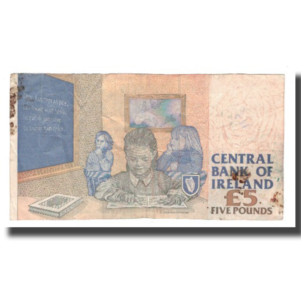 Geldschein, Ireland - Republic, 5 Pounds, 1998, 1998-09-14, KM:75b, S