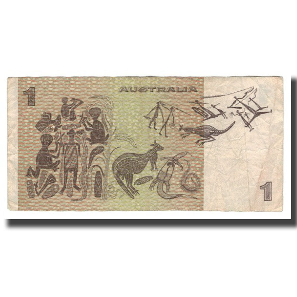 Banknote, Australia, 1 Dollar, undated (1974-83), KM:42b1, EF(40-45)